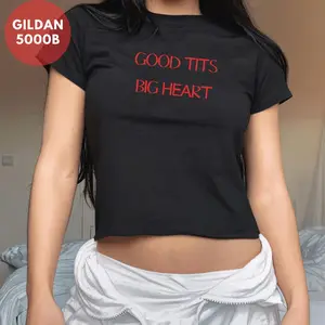 [ Sale off to 50%] Big Heart Baby Tee Y2K, Trendy babytee For Women,Custom Vintage Inspired Graphic Tbabytee, Gifts For Her, Baby Tee Fan Gift, Teenager Babytee