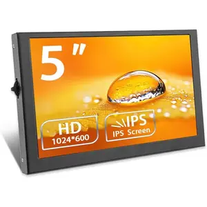 5inch WSVGA 1024 * 600 High Pixel Display  SRGB Without  Panel HDMI-Compatible Module for Raspberry pi 3/3B/3B+/4/4B Orange pi Banana pi MINI PC
