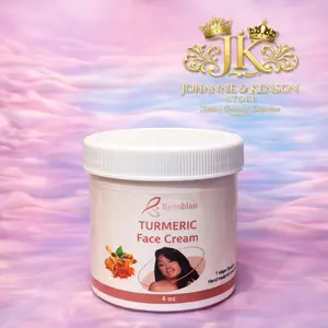 Byenblan Turmeric Face Cream   for Soft Radiant Skin - Turmeric Infused Body Cream for Glowing Look Brightening Firming Soothing