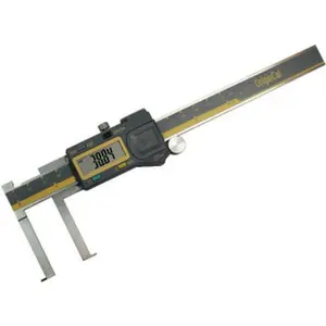 iGaging OriginCal iP54 Absolute Digital Calipers - 0.79-6”/20-150mm Measuring Tool with Absolute Encoding Technology, High Contrast LCD Display, Data Output Ability, Internal & Thickness Measurement Functions