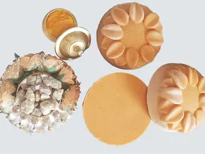 Kesri sunrise soap made with turmeric and essential oil of lemon, may chang ang myrrh