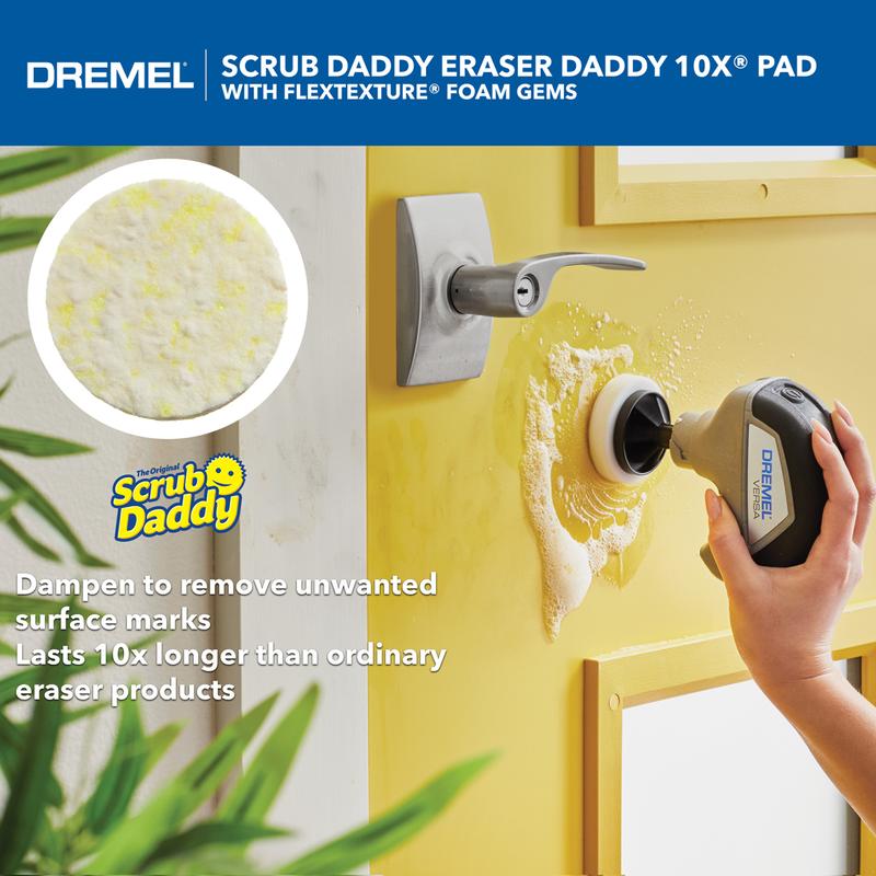 Dremel Versa Cordless Electric Spin Scrubber with Scrub Daddy Cleaning Sponge Pads