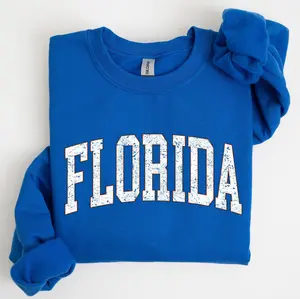 Florida, Football, Sports, Game Day, Big Game, Touchdown, Tailgate Party, University, College, State Sweatshirt, Women's Crew Neck, Crewneck
