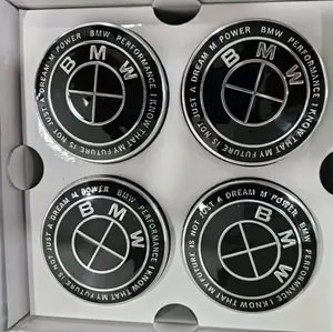 BMW 56/68MM Wheel Hub Center Cap Self-Leveling for X5 M3 M5 F90 X5M Enhances Aesthetic & Functionality Easy Installation