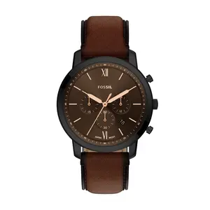 Fossil Men's Neutra Chronograph Brown Leather Watch
