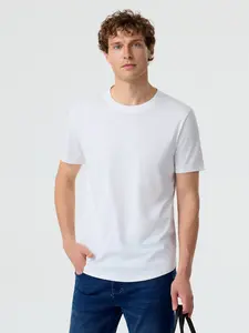 Fioboc StayCool 2.0 Curve-Hem Tee, Men's Moisture-Wicking, Quick Dry T-Shirt for Gym, Running & Casual Workouts,Stretch Fabric, Wrinkle Breathable Activewear Athletic Mesh