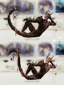 Love and Deep space Acrylic accessories stand sylus Organiser Racks