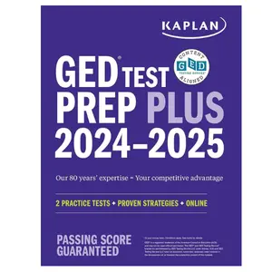 GED Test Prep Plus 2024-2025: Includes a Diagnostic Pretest, 2 Full Length Practice Tests, 1000+ Practice Questions, and 60+ Online Videos (Kaplan Test Prep) Revised, Revised Edition
