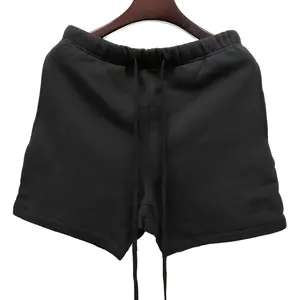Oversized Sweat Shorts for Men Women, Iron no.1977 Athletic Shorts, Casual Sweatshorts Elastic Waist Drawstrings with Side Pockets Streetwear Lounge Shorts
