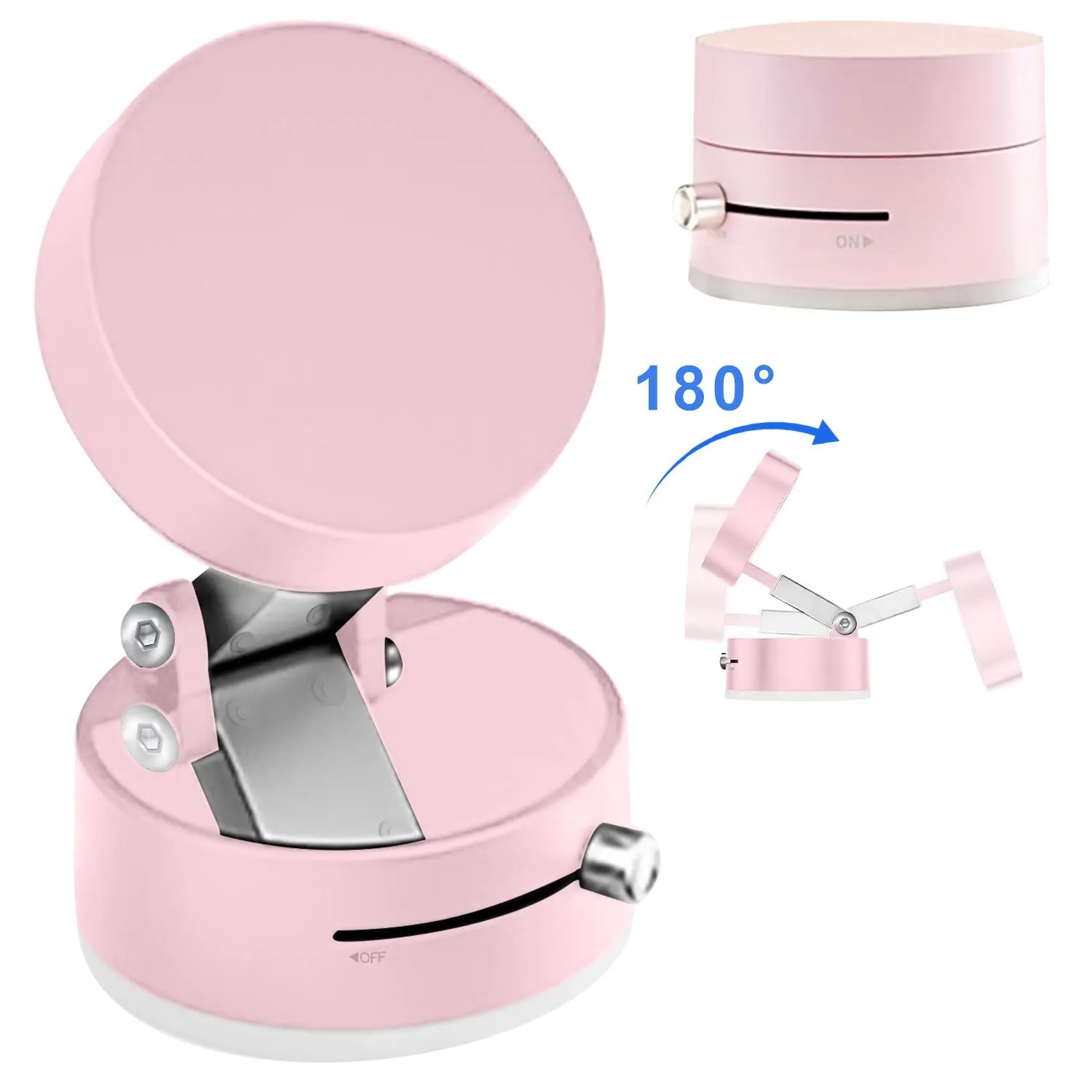 Vacuum Magnetic Suction Cup Folding & Rotating Bracket Mount, Double-sided Suction Cup Universal Vacuum Rotating Bracket Stand, Mobile Phone Bracket Stable Phone Holders, Rotating Phone Clamp, Phone Holder Design