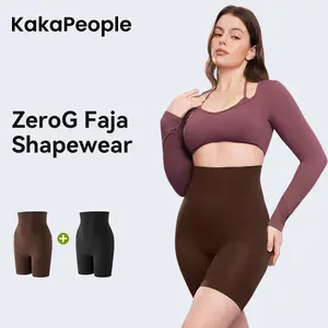 (KakaPeople ZeroG Faja Shapewear) Tummy Control Pants for Women Butt-Lifting Shapewear, Sexy and Comfortable High-Waist Body Sculpting Garment Womenswear Compression