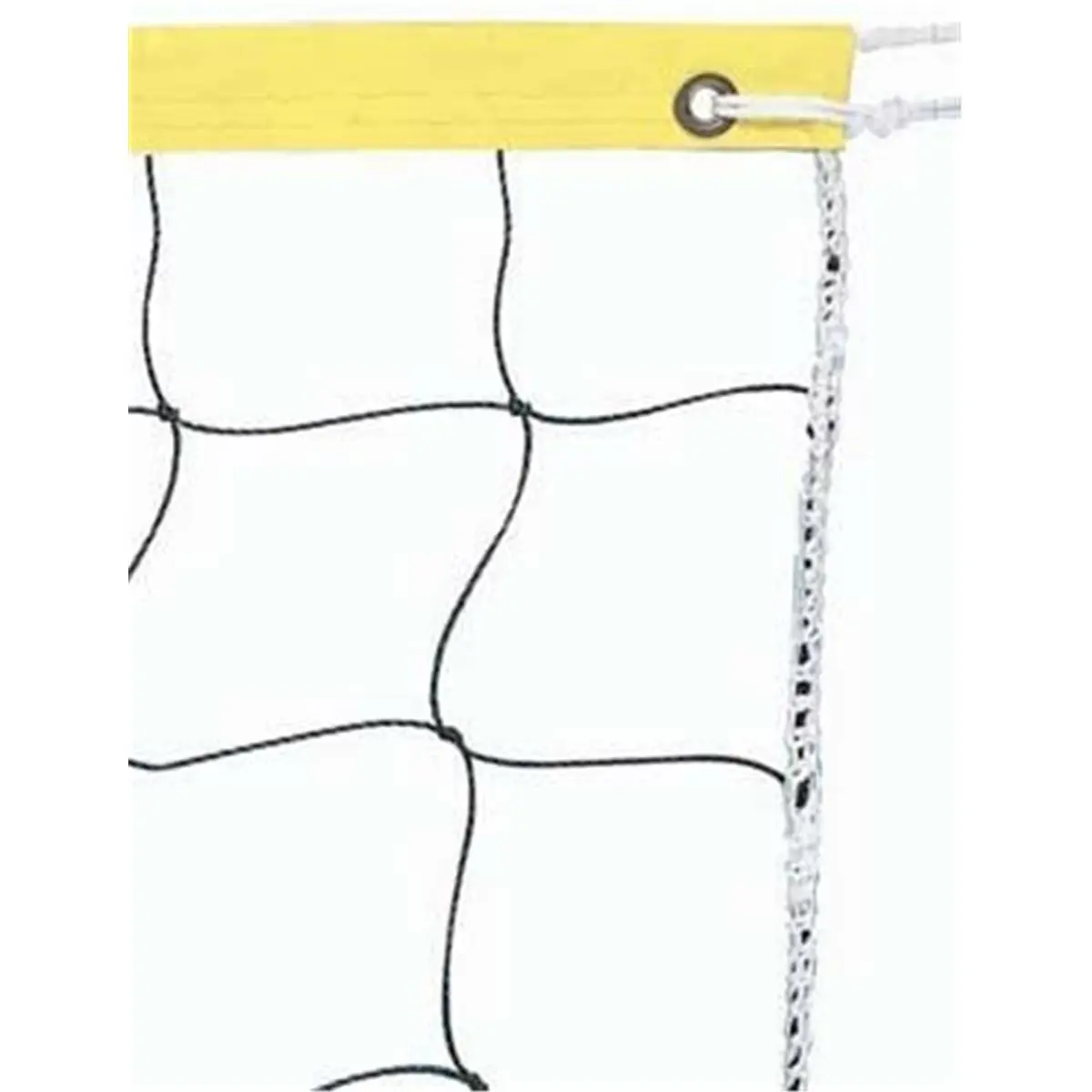 212 MAIN Backyard Volleyball Net Set, 32x3 ft Shape-Retentive 2mm Polyethylene Netting, Bright Neon Yellow Headband, Nets