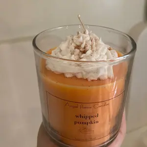 Whipped pumpkin candle
