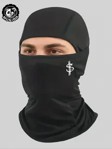 Letter Print Balaclava, Breathable Full Face Mask, Windproof Face Mask, Outdoor Sports Face Cover for Men & Women, Cycling Face Mask for Motorcycle, Bicycle