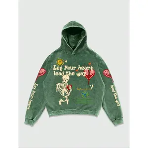 Men's Pure Cotton Knit Hoodie, Fashionable Comfortable Unisex Design, Eye-Catching Graphic, Perfect Casual Wear for Men & Women