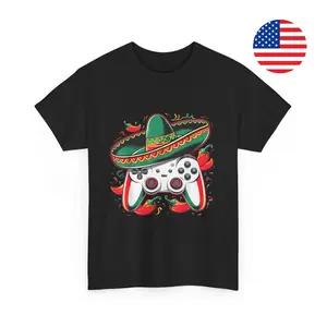 Cinco de Mayo Gamer T-shirt Video game Controller Mexican Festival T-Shirt