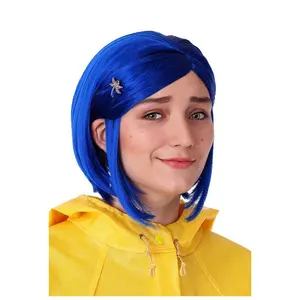 Coraline Blue Costume Women's Wig
