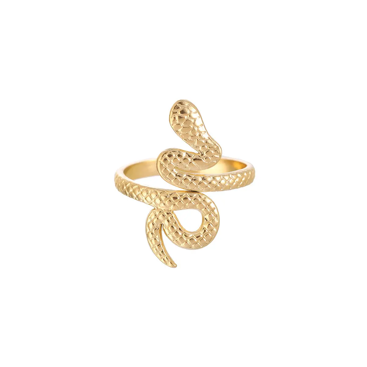Coiled Snake Wrap Ring