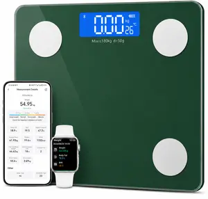 Digital Bathroom Weight Scale - Smart Body Scale with LCD Display High Precision Weighing Scale for Home Bathroom Weight Bathroom Scale Healthcare Healthcare