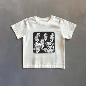Retro Graphic Baby Tee, Vintage Society of Spectacle Tshirt, 90s Style Baby Tee