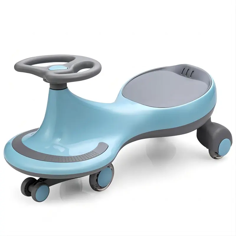 Wiggle Car with LED Flashing Wheels for Kids, Uses Twist, Turn, Wiggle Movement to Steer, Ride-on Toy for Toddler Boys Girls 3 Year Old and Up Gift Season BlackFriday Friends Giving