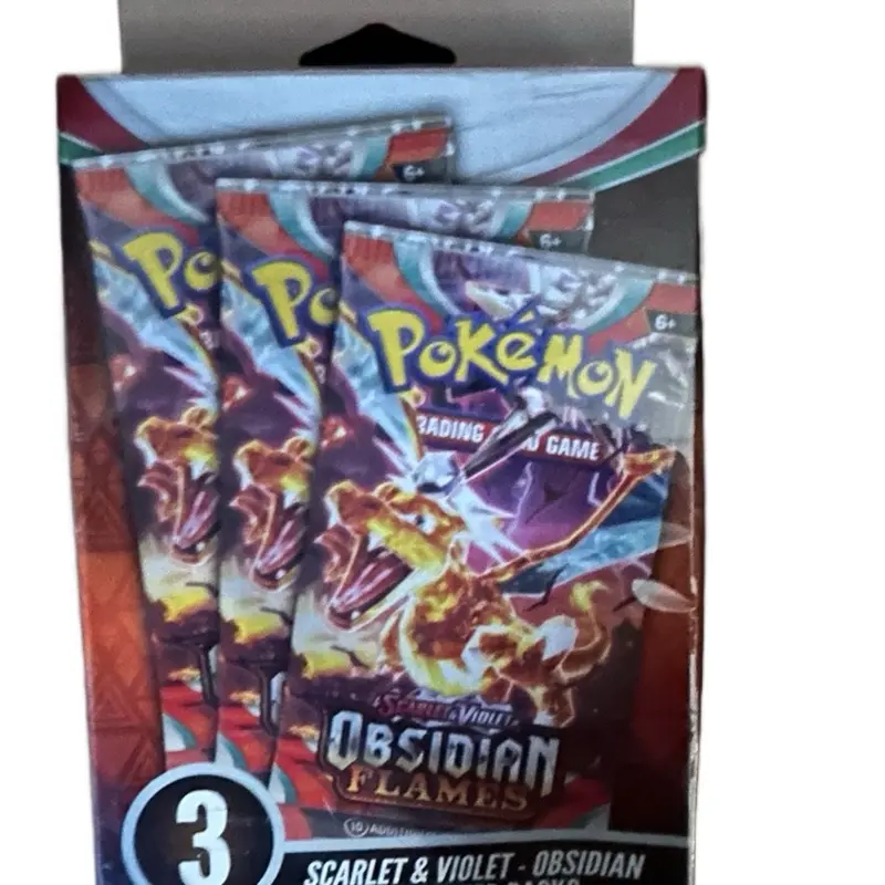 Pokmon Obsidian Flames 3 Pack with Scarlet & Violet Elements - TikTok Shop