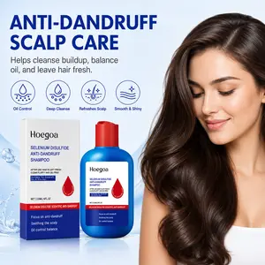 Selenium Disulfide Anti-Dandruff Shampoo, Oil Control Shampoo for Oily Hair and Flaky Scalp, Deep Cleansing Scalp Care Shampoo with Aloe Extract, Refreshing Hair Wash for Fresh, Fluffy, Smooth Hair, 4 fl oz