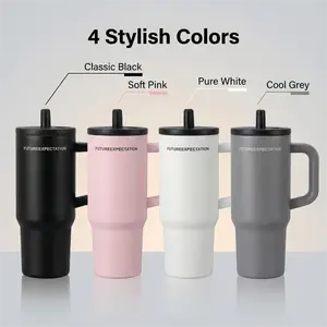 316 Stainless Steel Insulated Bottle with Straw Lid Large Capacity Dual Spout Thermos for Hot Cold Drinks Corrosion Resistant Car Travel Gym Outdoor 4 Stylish Colors