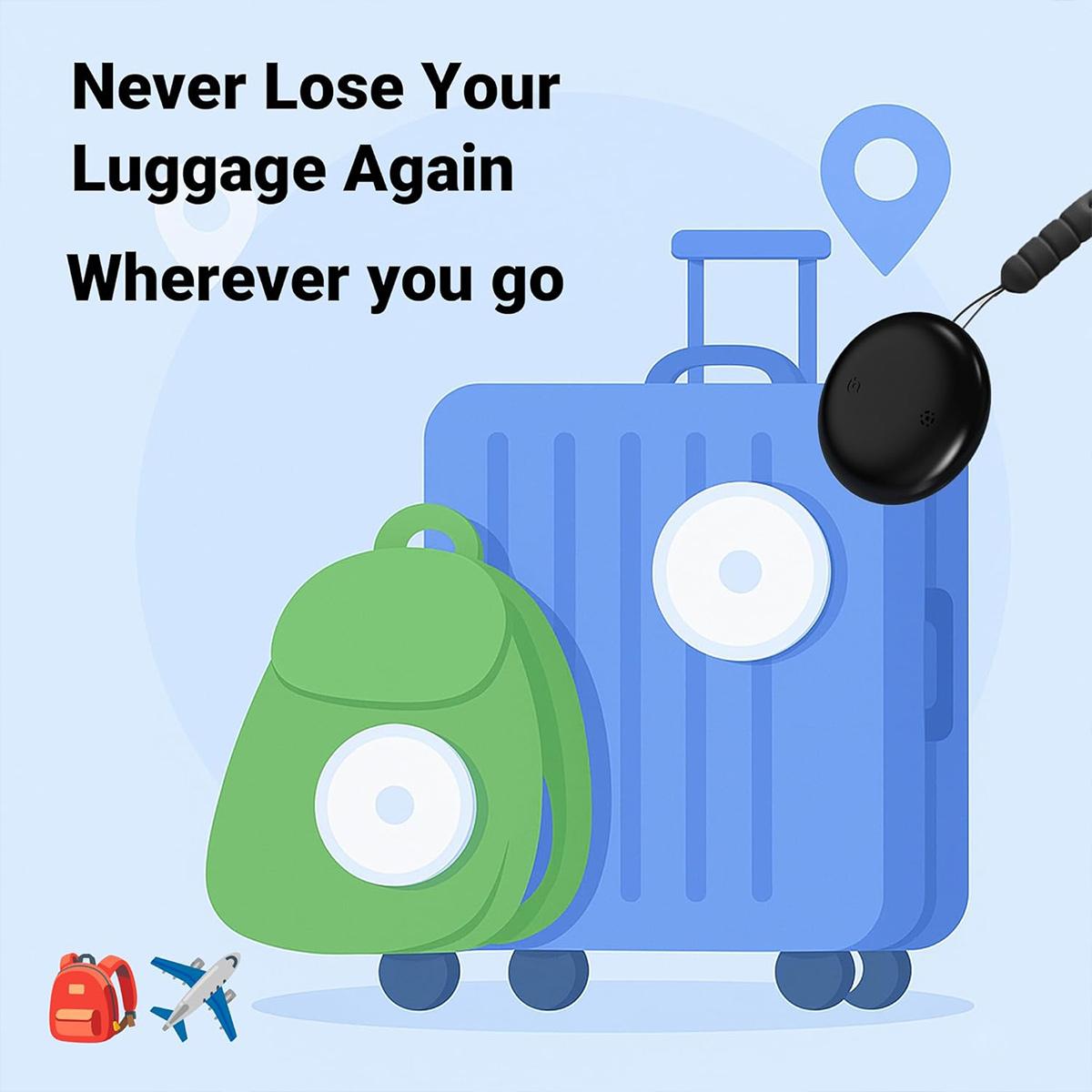 GPS Tracker for Car, Mini Tracker Device with Weatherproof Magnetic Case No Subscription No Monthly Fee Best Hidden GPS Trackers, Global Coverage Location Tracker, Anti-lost Device for Vehicles Kids Dogs Luggage