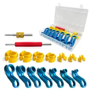 16pcs Car Air Conditioning Pipe Quick Connection Tool Kit, Fuel Line Detacher, Connector Detachment Tool, Manual Tool Kit
