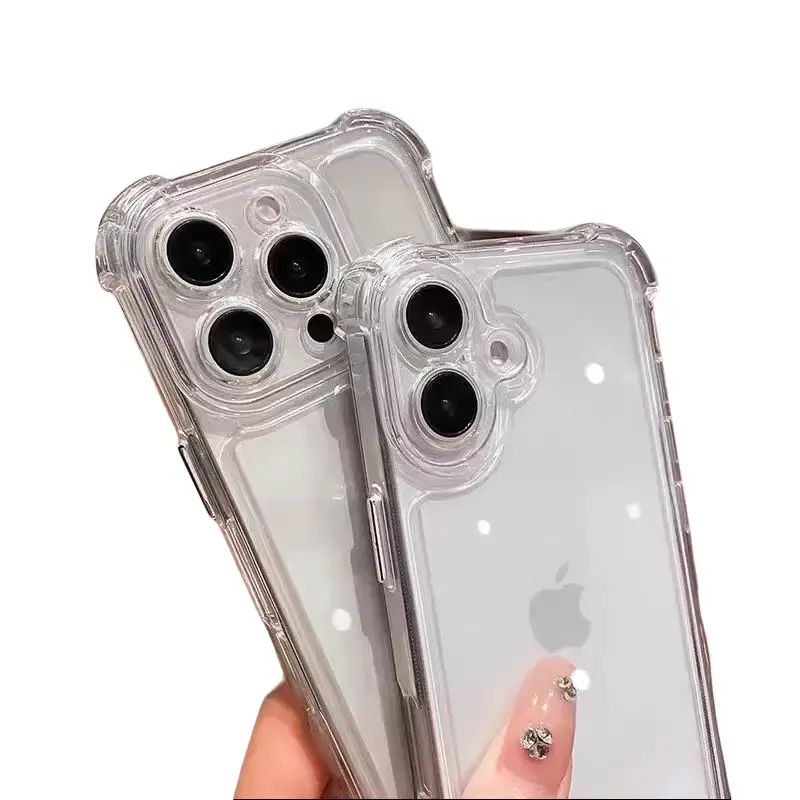 Clear Soft Jelly Silicone Case for iPhone X-17 Pro Max, Smooth Rubber Gel TPU Cover, Ultra Slim Flexible Shockproof 4-Corner Anti-Drop, Scratch Resistant Precise Cutouts Cute Phone Case for Women Girls Perfect Gift for Her/Him