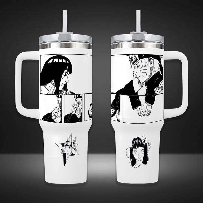 Hinata & Naruto Tumbler 40oz 20oz Gifts, Naruto Anime Manga Tumbler, Gift For Fan & Couple
