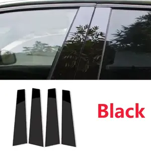 For Toyota Tundra XK50 SR 2007-2021, 4PCS B C Pillar Posts Film Window Trim Cover Center Column Sticker