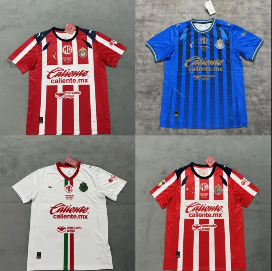 2026 Men's Chivas Guadalajara Adult Breathable Sports Uniform Adult - Home Retro Jersey Graphic Sports Shirt | Streetwear Football Top | Unisex Fan Gift
