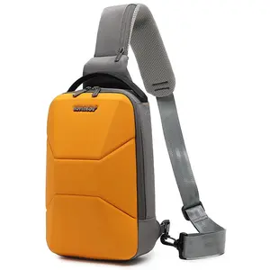 Hard Shell Chest Sling – Waterproof Travel Bag with USB Port