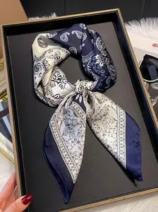 Women's Ditsy Floral Print Bandana, Casual Soft Comfortable Shawl for Daily Wear, Fashion Accessories for Women & Girls