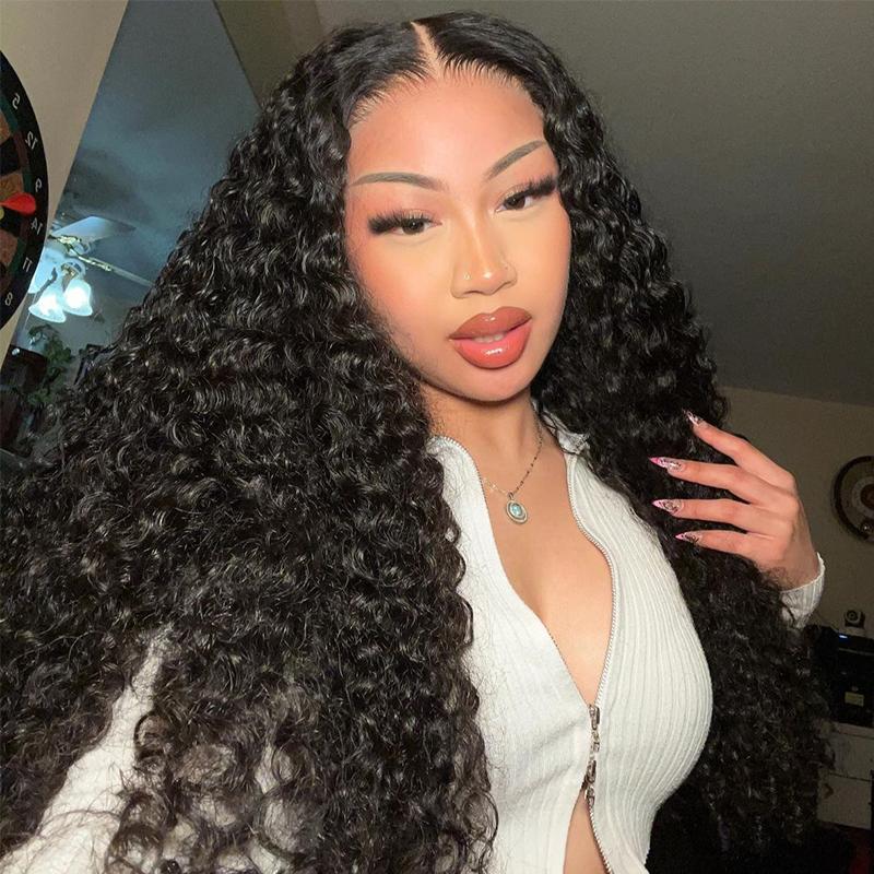 [New In] HD Lace Wig Wiggins Hair Curly 13*6 Lace Front Wigs Deep Parting Space Lace Frontal Wigs Human Hair Pre-Plucked Hairline