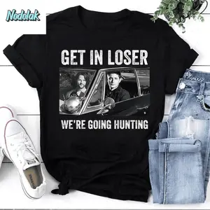 Supernatural Get In Loser We Are Going Hunting Supernatural Vintage TShirt
