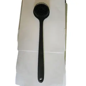 HouseWiz Silicone Long Handle Double-Sided Bath Blush with Handle and Brush Cleaning Personal