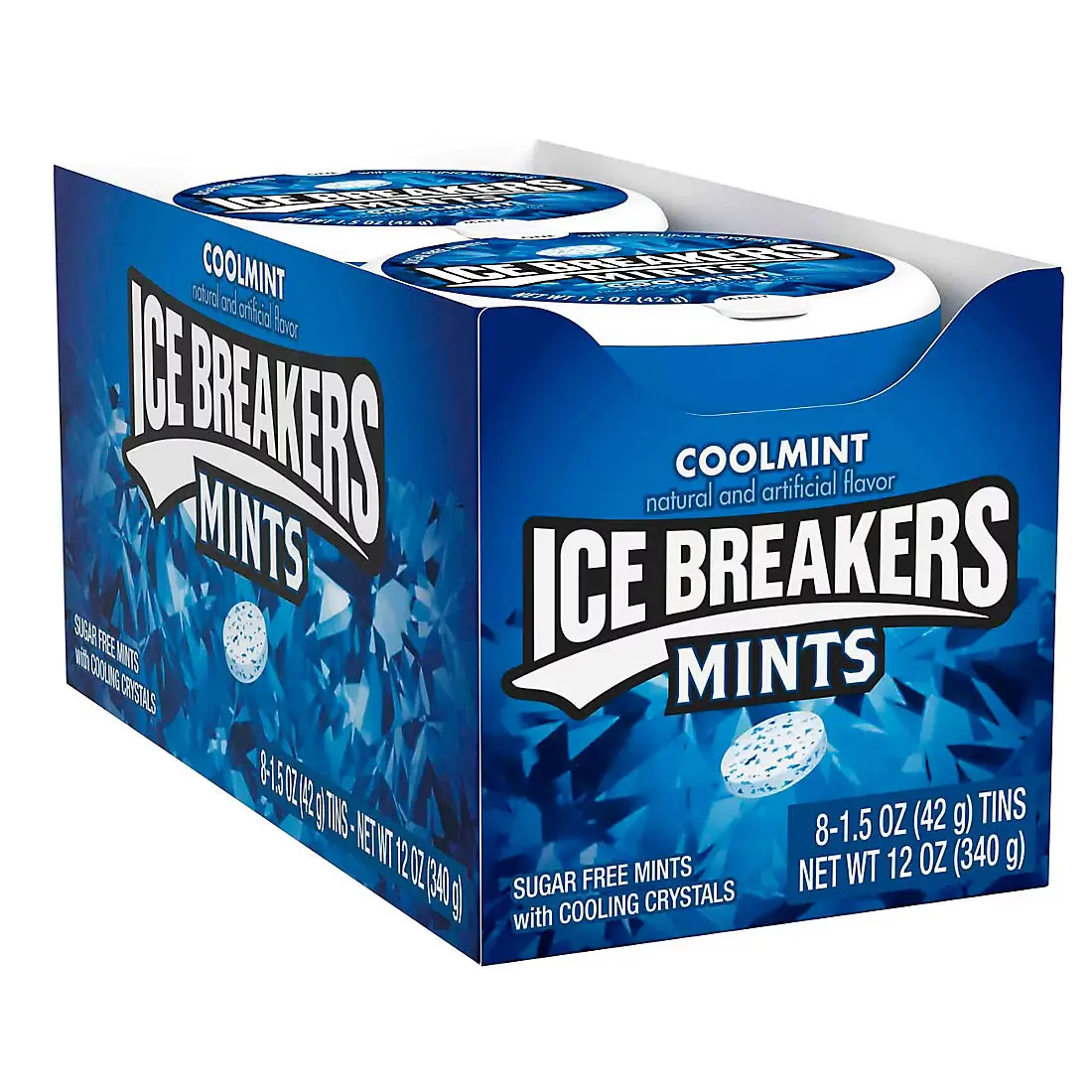 ICE BREAKERS Mints - 1.5oz Compact Tins, 8 Count, Compact Tin