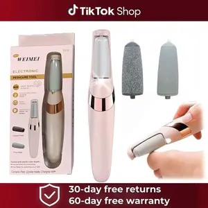 Rechargeable Electric Foot Callus Remover, Electric Foot Callus Remover Kit Foot File, Cordless Pedicure Machine, Foot Grinder, Portable Foot Files Cleaning Tool for Home and Travel, Winter Gift, Valentine's Day Gift