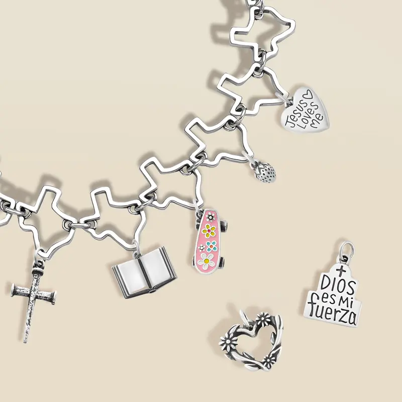 JA Jewelry Single Pendant with Multiple Elements Cute Fun Fashionable Exquisite DIY Bracelets or Necklaces Perfect Gift for Family Loved Ones and Friends