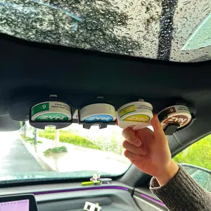 Zyn Holder Visor Clip |     Durable Material for Car ,Non-Toxic PLA |     Universal Fit & Easy Access |     Essential Accessory for Zyn Pouches,Perfect for Cars, Trucks, and SUVs, round can