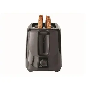 Mainstays 2-Slice Toaster with 6 Shade Settings and Removable Crumb Tray, Black