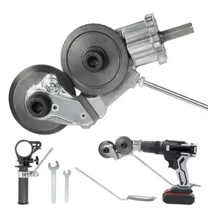 Metal Sheet Cutter,Electric Drill Plate Cutter,Metal Nibbler Drill Attachment with Adapter,Electric Drill Shears Attachment Cutter Nibbler for Cutting Iron,Aluminum