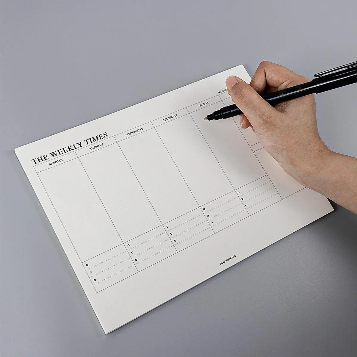 1 Piece B5 Weekly Planner Notebook, Tear Off Agenda Schedule Planner, Simple To Do List Planning Notepad, Efficiency Manual Calendar, Desk Notepad For Work And Study, Calendars Planners, Office Stationery Supplies