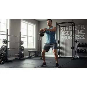Cast Iron Kettlebell, Home Workout Equipment – Full-Body Strength, Cardio, and Conditioning Power Tool
