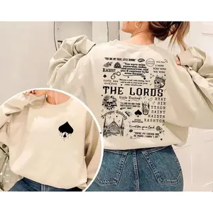 The Lords Book Quotes Unisex Sweatshirt, Barrington University Hoodie, Dark Romance Tshirt, Booktok, Valentine Gift, Unisex Sweater Pullover Tee