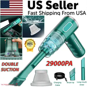 Wireless Handheld Car Vacuum Cleaner, Rechargeable Car Vacuum Cleaner, Super Suction Powerful Mini Vacuum Cleaner with Dual Filter for Car Home Office, Cleaning Tools, Cordless Vacuum, Portable Vacuum, Deep Cleaning Machine
