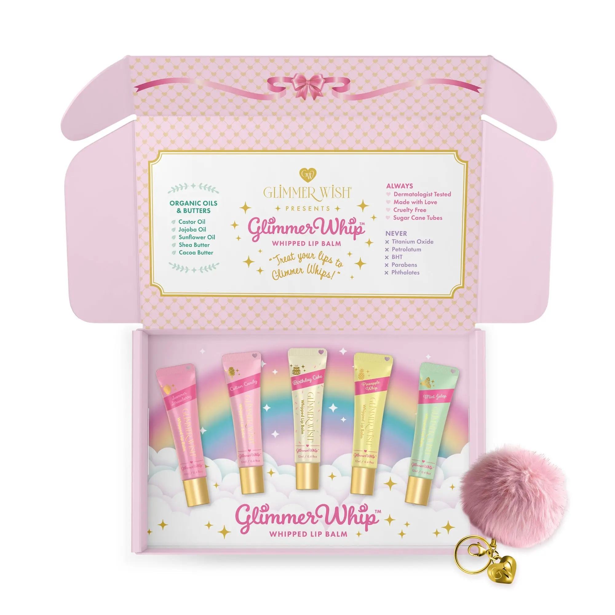 Glimmer Wish - Organic Whipped Lip Balm - Dream Set
